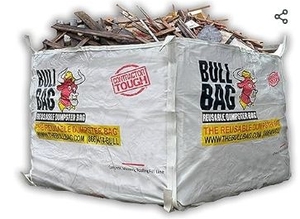 lot 35619 image: The BullBag Portable Foldable Reusable Construction Dumpster and Trash Bag - Retail $98