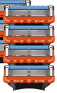 lot 34904 image: Gillette Fusion5 Razor Blade Refill  Manual Razor Men 4 Count