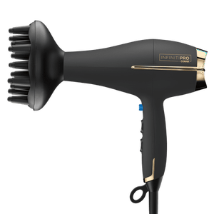 lot 34941 image: Conair InfinitiPRO Full Body & Shine Pro Hair Dryer  Titanium Technology  Diffuser and Concentrator