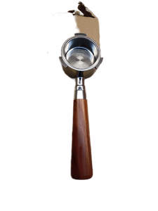 lot 35597 image: Espresso Portafilter with Wood Handle