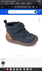 lot 35608 image: Stride Rite Baby Boys Aljo Casual Shoes size 3