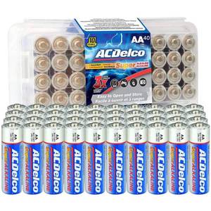 lot 35609 image: ACDelco Super Alkaline AA Batteries  40 Count