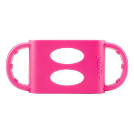 lot 34475 image: Dr. Browns Silicone Bottle Handle for Wide-Neck Baby Bottles - Pink
