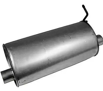 lot 30267 image: Walker Quiet-Flow SS Direct Fit Exhaust Muffler 2.5 Inlet (ID) 2.5 Outlet (ID) - Retail $122