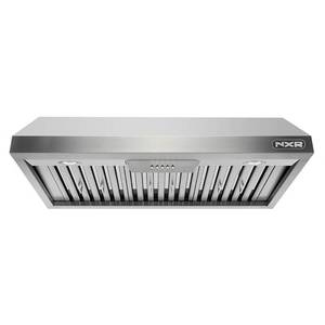 lot 33597 image: NXR EH Series Professional 36  Under Cabinet Range Hood Stainless Steel - Retail $429