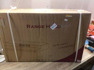lot 35643 image: 30-in Stainless Steel Under Cabinet Range Hood with Charcoal Filter - Retail $85