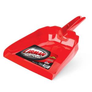 lot 38045 image: Libman Heavy Duty Dustpan with 13 Inch Polypropylene Scoop Red (See Pics)