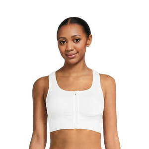 lot 38029 image: Avia Womens Medium Support Zip-Front Sports Bra -Size XL