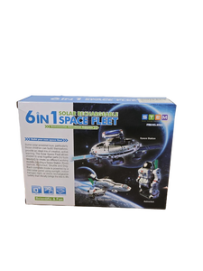 lot 38063 image: 6 in 1 Solar Rechargeable Space Fleet STEM Building Kit