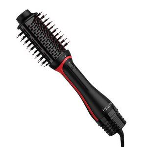 lot 38015 image: Revlon One-Step Volumizer PLUS Hair Dryer and Hot Air Brush - Black - Retail $83