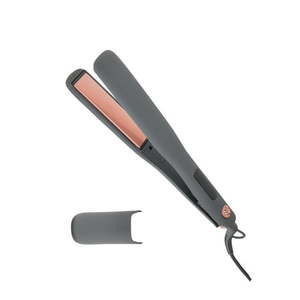 lot 38018 image: Hairitage Straight To It 1 inch Flat Iron for Hair Straightening & Frizz Control  Ceramic Tourmaline Straightener for All Hair Types  Auto Shut Off