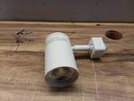 1-Light White Integrated LED Linear Track Lighting Mini-Cylinder Step Head
