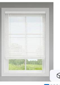 lot 8511 image: LEVOLOR TrimGo 2-in Slat Width 23-in x 48-in Cordless White Faux Wood