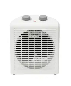 lot 8524 image: Utilitech 1500 -Watt Fan Compact personal Indoor Electric Space Heater with Thermostat