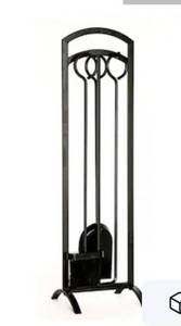lot 8563 image: Master Forge 2 -Piece Steel Fireplace Tool Set