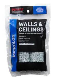 lot 8571 image: WHIZZ 2 -Pack 4-in x 38-in Nap MICROLON Ceilings and Walls pack of 3