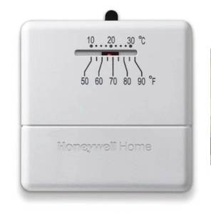lot 8587 image: Honeywell Home CT30A Heat Only 24-Volt Mechanical Non-Programmable Thermostat
