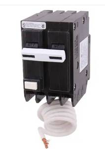 lot 8593 image: GE30 Amp Double Pole Ground Fault Breaker with Self-Test