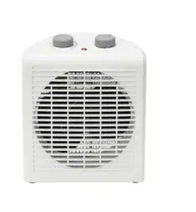 lot 8608 image: Utilitech 1500 -Watt Fan Compact personal Indoor Electric Space Heater with Thermostat