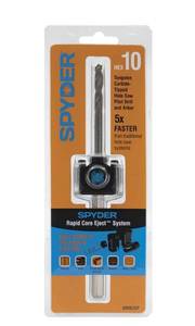lot 8624 image: Spyder Rapid Core Eject Hex 10 Arbor with 12 Carbide Hole Saw Pilot Drill Bit