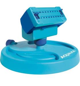 lot 8687 image: Aqua Joe AJ-OSPR20 Mini Oscillating Sprinkler on Sled Base, Up to 4,250 Square-Foot Coverage