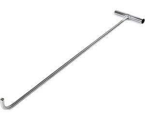 lot 8709 image: eavy Duty Manhole Covers Lifter Solid Manhole Covers Hook Stainless Steel Constructions For Outdoor & Factory Use