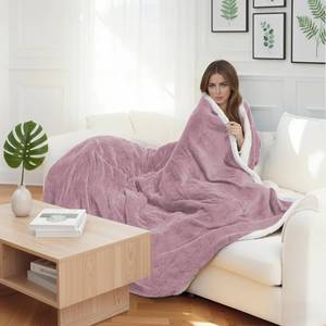 lot 8731 image: YUSTAL Electric Heated Blanket Full Size 72x84 Inch - Super Soft Flannel, 10 Heat Settings, 1-12H Auto Shut Off, Machine Washable, Easy Controller, Perfect for Winter Warmth - Purple