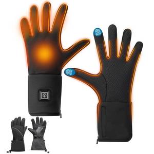 lot 8748 image: BNZ Heated Gloves for Men Women, Rechargeable Heated Gloves for Winter Sports Snow Biking Riding Skiing Cycling Hunting Snowboarding, Touchscreen Function, L