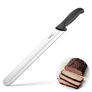 lot 8764 image: Rondauno Brisket Knife, Carving Knife for Meat with 12 Inch Ultra Sharp Slicing Knives for Cutting BBQ, Turkey and Roast, Premium High Carbon Stainless Steel