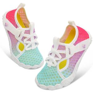 lot 8776 image: LeIsfIt Toddler Water Shoes Kids Boys Girls Swim Beach Shoes Barefoot Summer Shoe Quick-Dry Lightweight Aqua Socks for Pool Sand, Color, 12 Little Kid