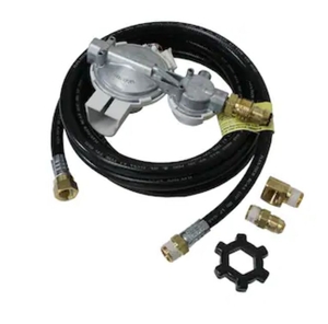 lot 8779 image: Mr. Heater Remote Propane Vent Free Installation Kit Black Steel Installation kit