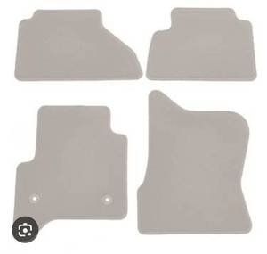 lot 8801 image: GM Accessories 84553720 - First- and Second-Row Carpeted Floor Mats in Dune 2015-20 Escalade