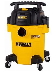 DEWALT 6 Gallon Stealthsonic Quiet Wet/Dry Vacuum (Model DXV06PL-QT).