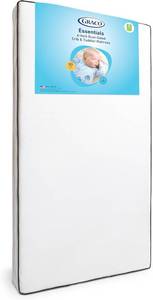 lot 121401 image: Retails for $110 Graco Essentials 6-Inch Dual-Sided Crib & Toddler Mattress   Premium Ultra-Soft Baby Crib Mattress Cover for Quiet Sleep, GREENGUARD Gold Certified, Made in The USA, Waterproof Sleep Surface, 2-Sided