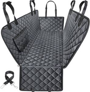 lot 121410 image: URPOWER Dog Car Seat Cover for Pets 100% Waterproof Seat Cover Hammock 600D Heavy Duty Scratch Proof Nonslip Durable Soft Back Seat Covers for Cars Trucks and SUVs