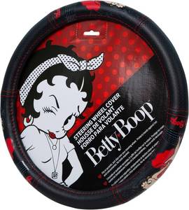 lot 221385 image: Plasticolor 006783R01 Betty Boop Skyline Speed Grip Steering Wheel Cover