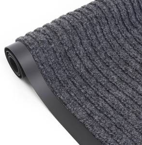 lot 221417 image: 3 x 5 Front Door Mat Heavy-Duty Commercial DoorRug for IndoorOutdoor Entryways,Non Slip Rubber Backing Low Profile for Entrance Home Office,Patio & Garage,Gray