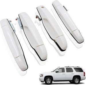 lot 321265 image: Priprilod Door Handles Olympic White Fit for Cadillac Escalade Fit for Chevy Avalanche Silverado Suburban Tahoe Fit for GMC Sierra Yukon XL 2007-2014 Outside Door Handles #284053446 84053446 84053456