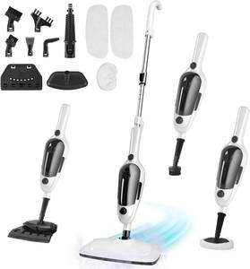 lot 421402 image: Steam Mop - 11-in-1 Steam Cleaner for Home with 15.2 OZ Water Tank & 23FT Power Cord, Detachable Steam Mops for Floor Cleaning MultiPurpose Steamer for Hardwood, Tile, Furniture with 11 Accessories