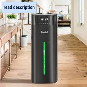 lot 121399 image: Retails for $180 Cool and Warm Mist Humidifier Large Room, 5.3Gal20L Humidifiers for Home 2000 sq ft, Whole House Humidifiers with Diffuser Extended Tube, Air Humidifier for Bedroom Nursery Baby Plants Black
