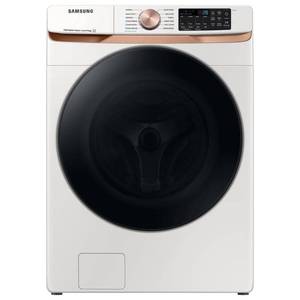 lot 11372 image: Samsung - 5.0 Cu. Ft. High-Efficiency Stackable Smart Front Load Washer with Steam and Super Speed Wash - Ivory