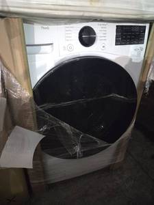 lot 11375 image: LG ThinQ Front Load Washing Machine WM4080HWA