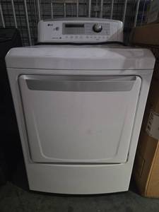 lot 11377 image: LG Sensor Dry Electric Dryer Model DLE4970WE