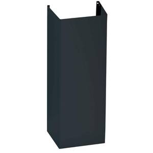 lot 11410 image: 10ft Ceiling Duct Cover Kit for Select GE Range Hoods - Black Slate Model UXDC53FJDS