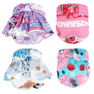 lot 2052 image: XPCARE Reusable Dog Diapers - 4 Packs Absorbent, Leak-Proof for Female Dogs (Medium)