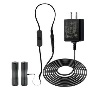 lot 2078 image: AC Power Adapter for 2 AA Battery, Replacement Convert Battery Operated to Plug in