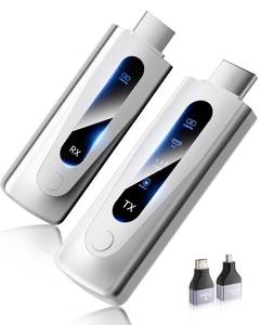 lot 2085 image: BRAIDOL 2025 Upgraded Wireless HDMI Transmitter & Receiver 328FT100M, LED Display, 4K Decode 1080P60Hz Ultra HD Video Output, Plug&Play 5G2.4G for Video & Audio to Monitor from PCProjectorTV Box