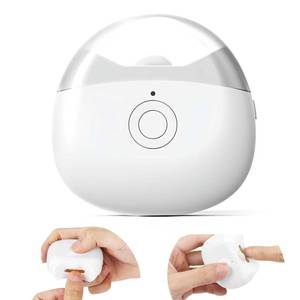 lot 2092 image: SCAIKTIG Automatic Electric Nail Clipper with LED Light & 2 Speeds with Nail Scraps Storage, USB Rechargeable Safety Fingernail Trimmer for Baby, Children, Kids, Adult, Seniors and Caregivers, White
