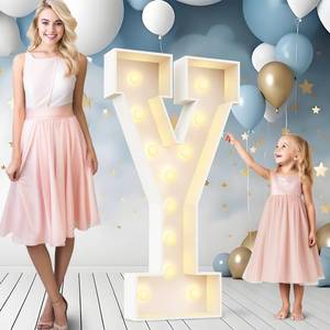 lot 5985 image: Ledido 4FT Marquee Light Up Letters Y, Easy to Assemble Marquee Letters 4 Feet Tall for Indoor & Outdoor Events, Large Lighted Letter for Birthday Graduation Baby Shower Anniversary Party Decorations