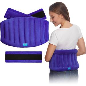 lot 6045 image: Microwavable Extra Large Heating Wrap for Lower Back, Waist, Stomach, and Shoulder �� Moist Heat Therapy Pad for Instant Pain Relief in Case of Aches, Muscle Spasms, Slipped Discs, and Surgery Recovery